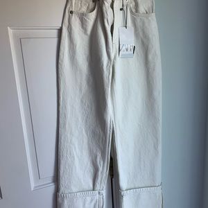Zara straight legged jeans